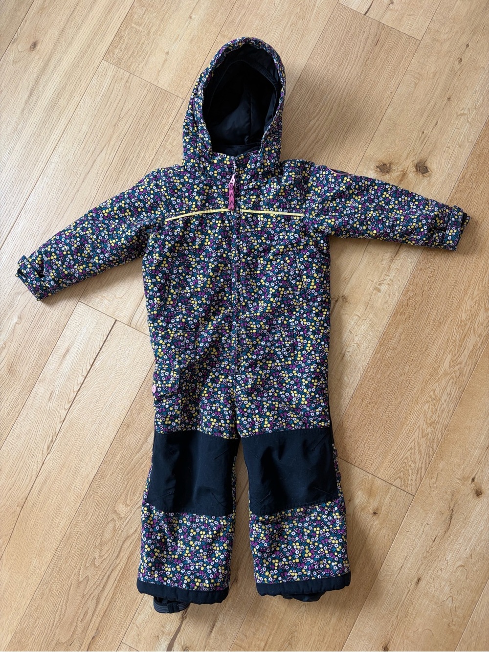 Burton one piece snowsuit 2T floral EUC